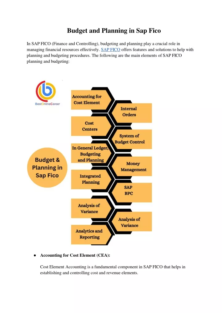 budget and planning in sap fico