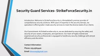 security guard services strikeforcesecurity in