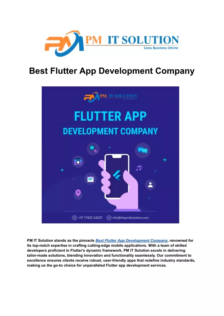 best flutter app development company