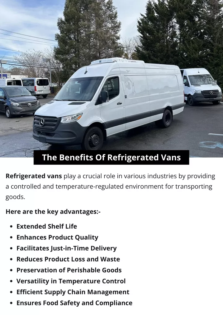the benefits of refrigerated vans