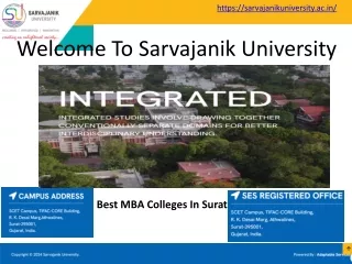 Best MBA Colleges In Surat