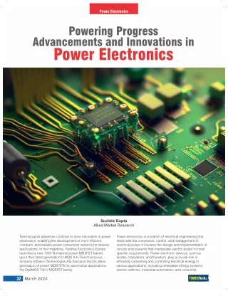 Power Electronics Market Expected to Surge to $52.8 Billion by 2032