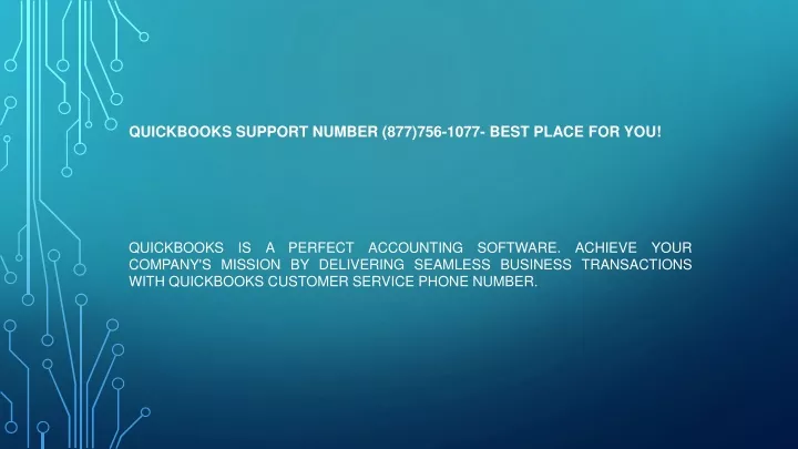 quickbooks support number 877 756 1077 best place for you