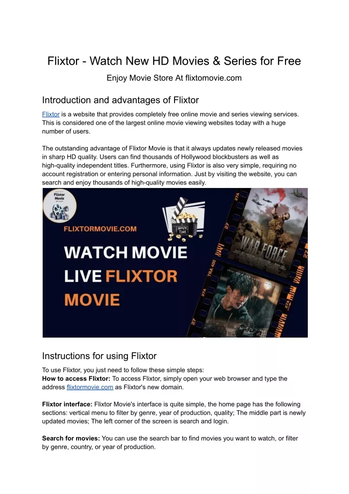 flixtor watch new hd movies series for free