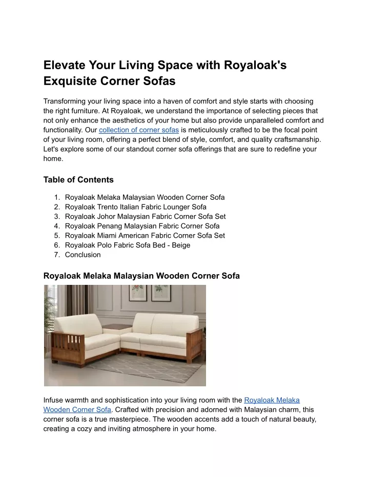 elevate your living space with royaloak