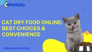 Cat Dry Food Online Best Choices & Convenience