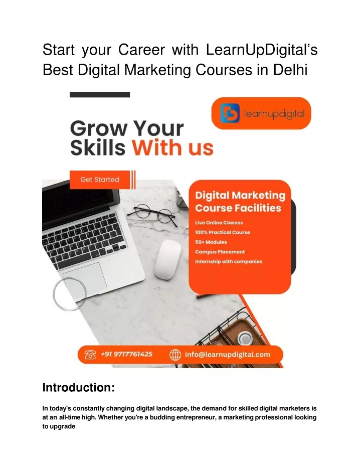 start your c ar e e r w it h lear n updigital s best digital marketing courses in delhi