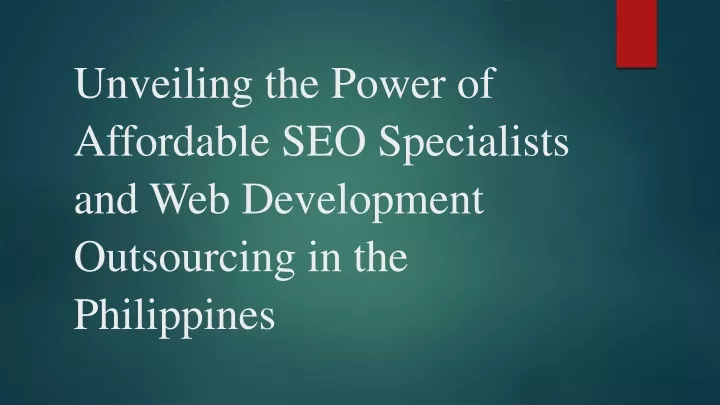 unveiling the power of affordable seo specialists