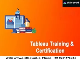Learn Tableau Online Certification Training Courses By Professional Mentors