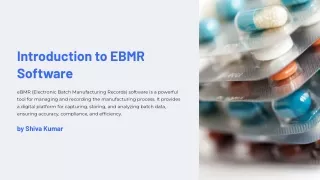 Introduction to eBMR Software in lifesciences