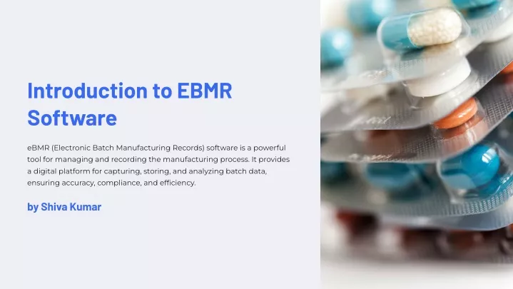 introduction to ebmr software