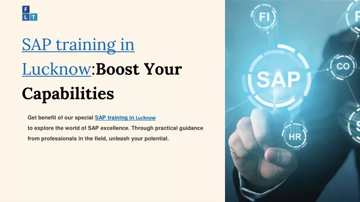 sap training in lucknow boost your capabilities