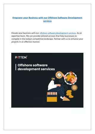 empower your business with our offshore software