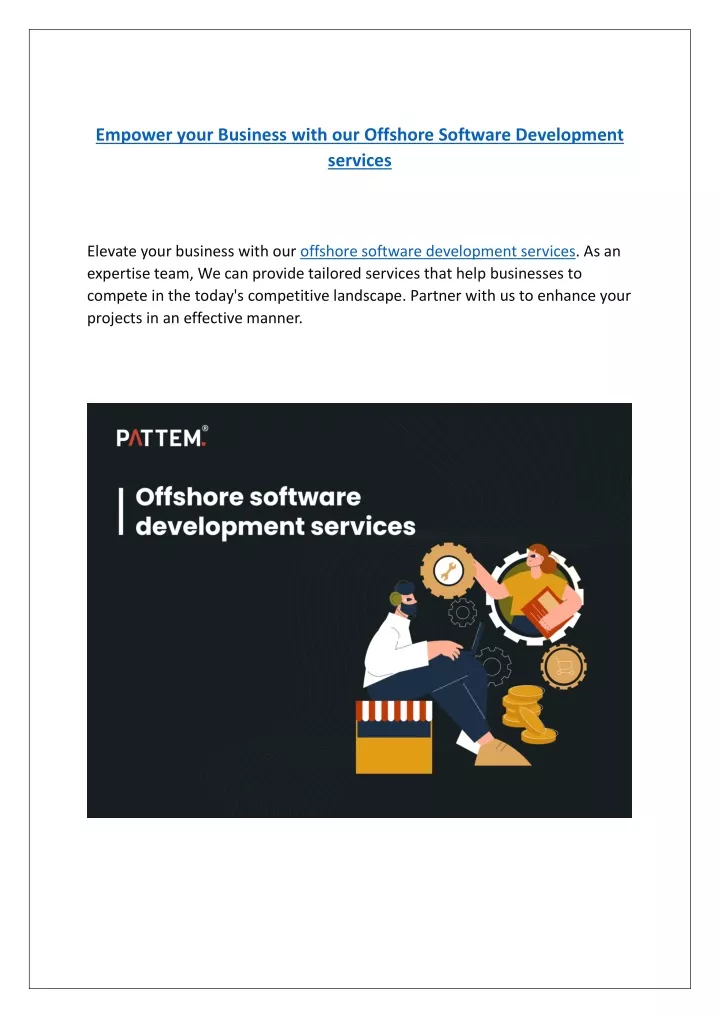 empower your business with our offshore software