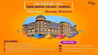 Noor Mahal Palace in Karnal - Holi Packages Near Delhi
