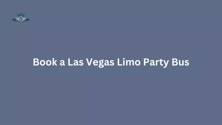 book a las vegas limo party bus