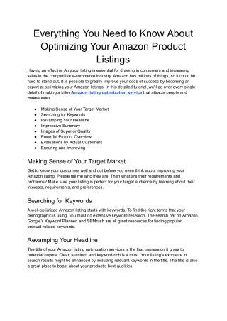 everything you need to know about optimizing your
