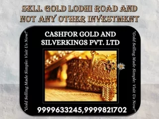 Sell Gold Lodhi Road and Not Any Other Investment