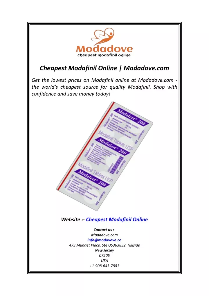 cheapest modafinil online modadove com