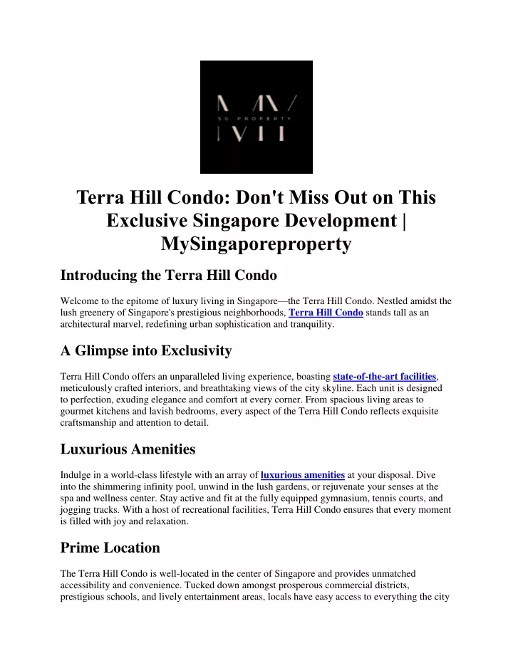 terra hill condo don t miss out on this exclusive