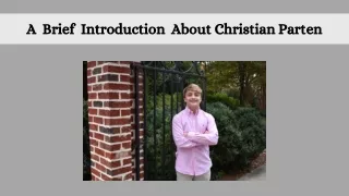 A  Brief  Introduction  About Christian Parten