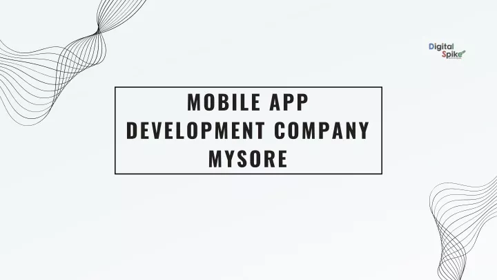 mobile app development company mysore