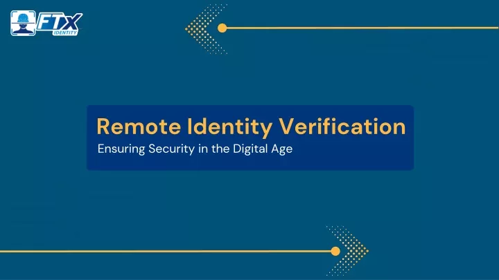 remote identity verification