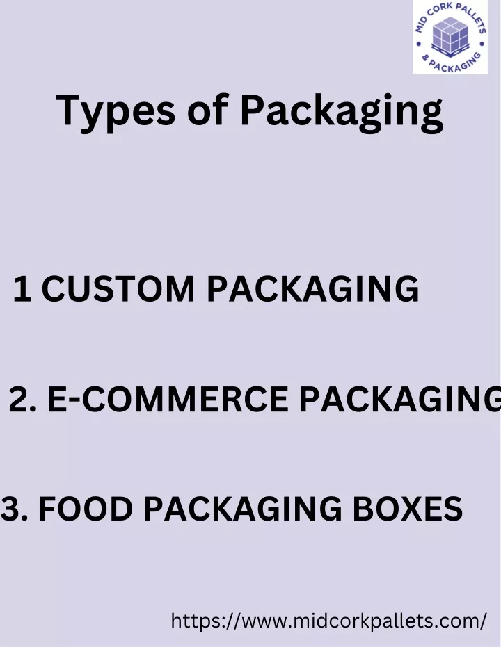types of packaging