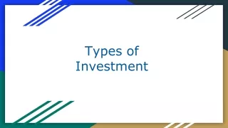 10 Best Types of Investments in India 2024