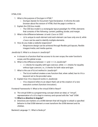 Full-Stack-Interview-Questions