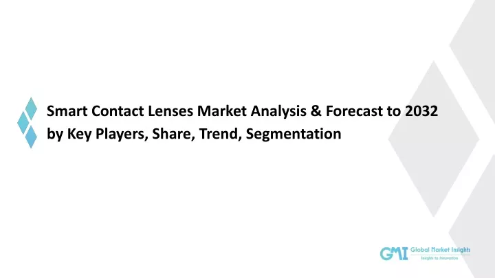 smart contact lenses market analysis forecast