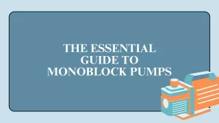 the essential guide to monoblock pumps