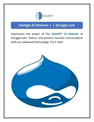 chatgpt ai detector zerogpt com