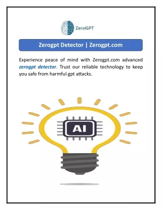 zerogpt detector zerogpt com