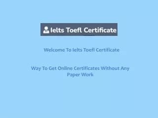 Way To Get Online Certificates Without Any Paper Work