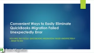 convenient ways to easily eliminate quickbooks