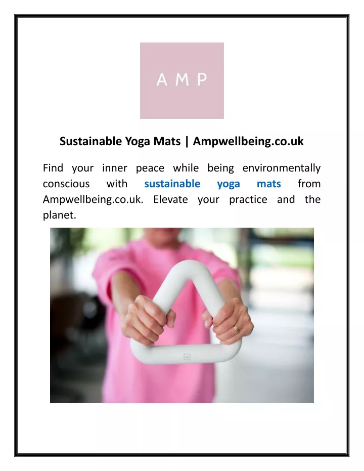 sustainable yoga mats ampwellbeing co uk