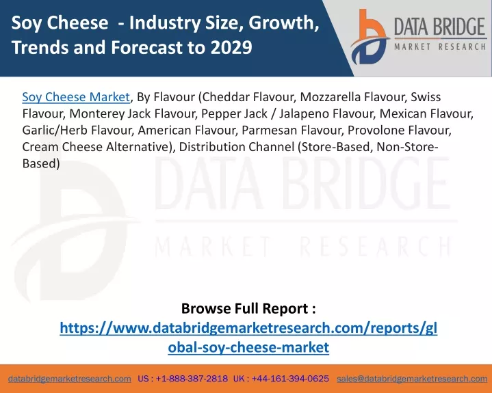 soy cheese industry size growth trends