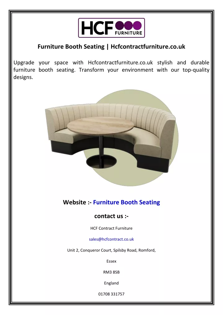 furniture booth seating hcfcontractfurniture co uk