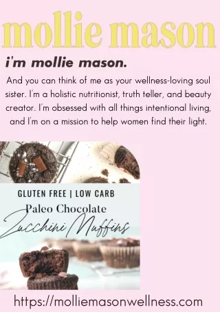 Paleo Chocolate Zucchini Muffins | Mollie Mason
