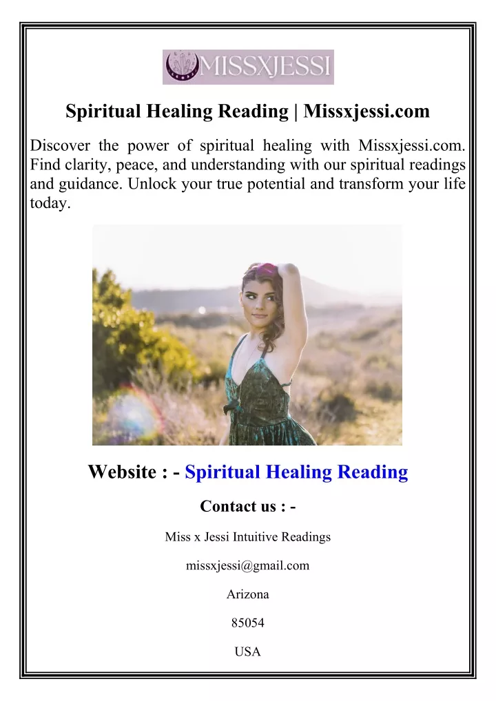 spiritual healing reading missxjessi com