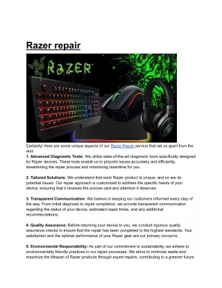 Razer repair
