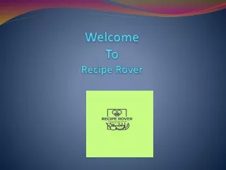 Today For Dinner | Recipe Rover