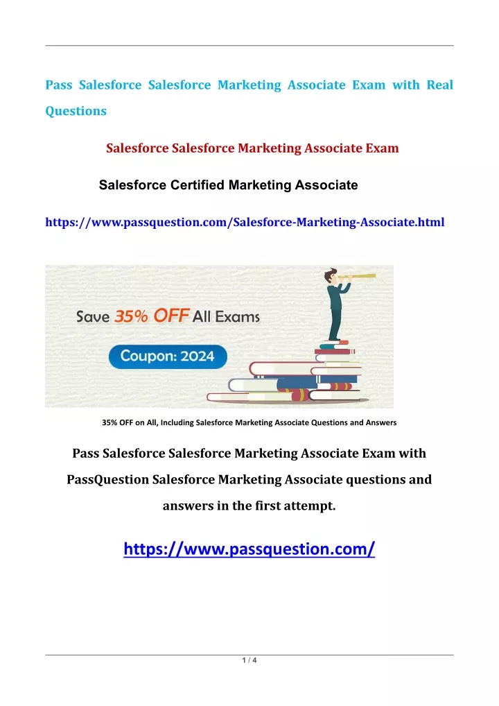 pass salesforce salesforce marketing associate