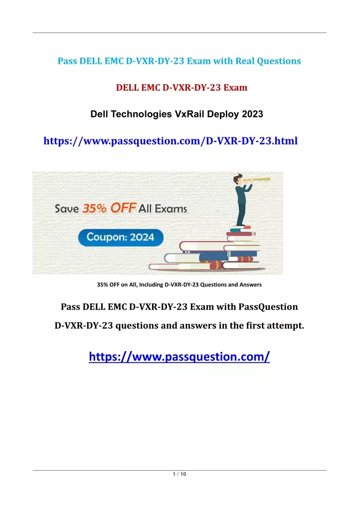 pass dell emc d vxr dy 23 exam with real questions