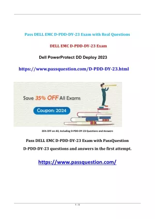 pass dell emc d pdd dy 23 exam with real questions