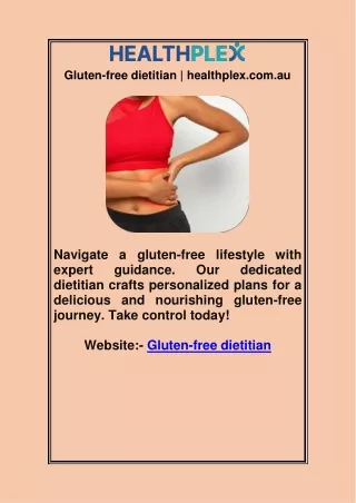 Gluten-free dietitian