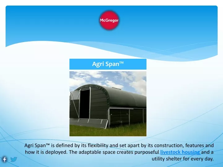 agri span is defined by its flexibility