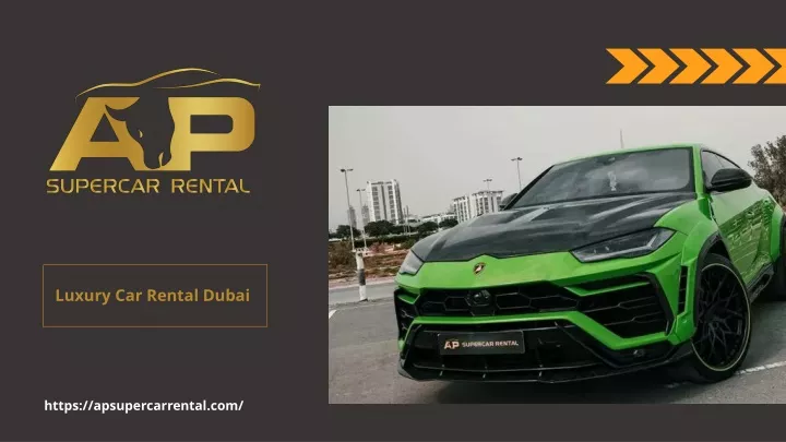 luxury car rental dubai