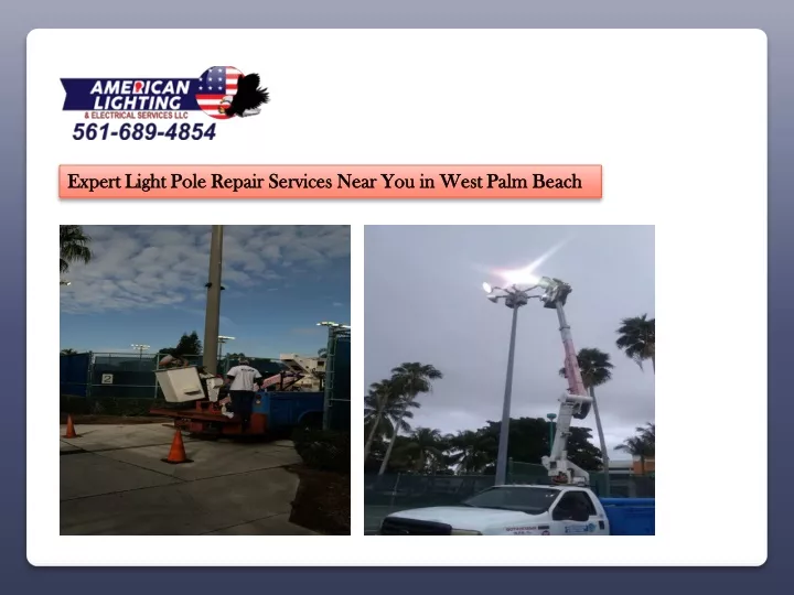 expert light pole repair services near